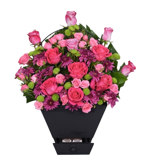 ديكور اسود مع يد حديد مع كاكاو مع طباعة كارت Rs53