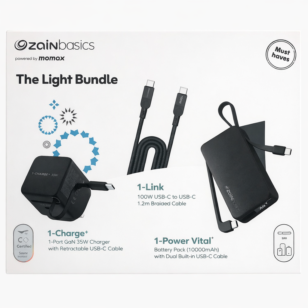 35w adapter & 100w c to c cable & 10k power bank