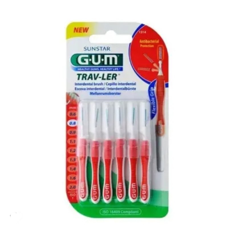 GUM- Traveller 0.8 MM - 6P