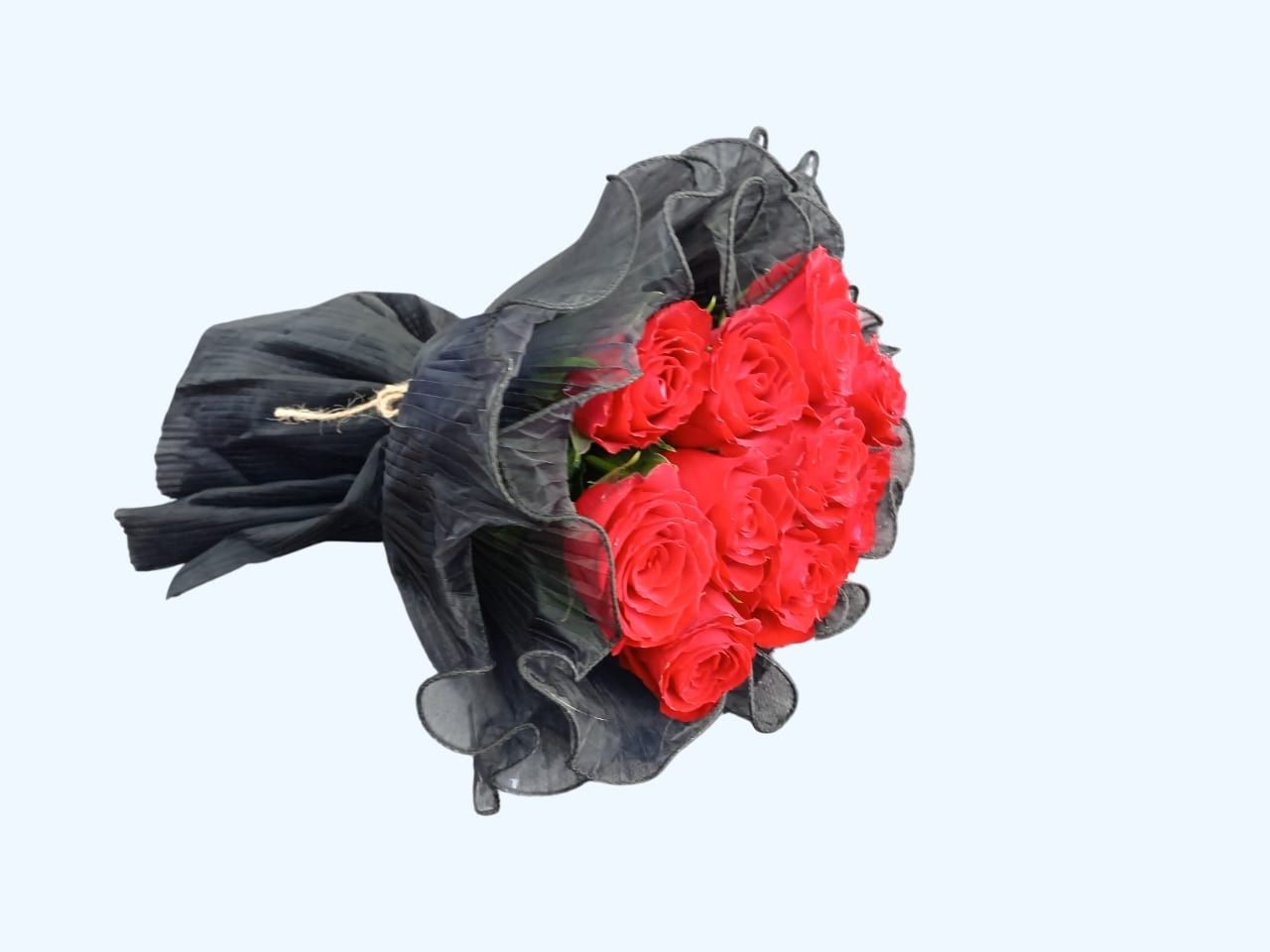 زهور حمراء