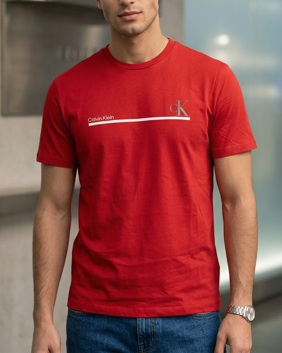 CLTH- RED L CWN