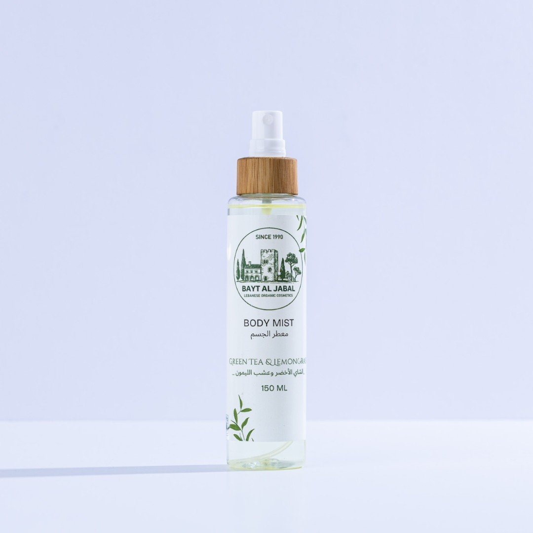 معطر للجسم برائحة الشاي الأخضر وعشب الليمون